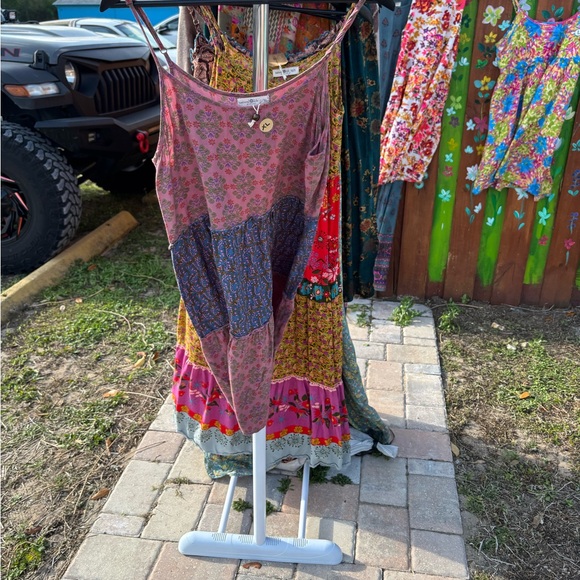 NATURAL LIFE Pink Patchwork Floral Tank Top - Picture 3 of 4